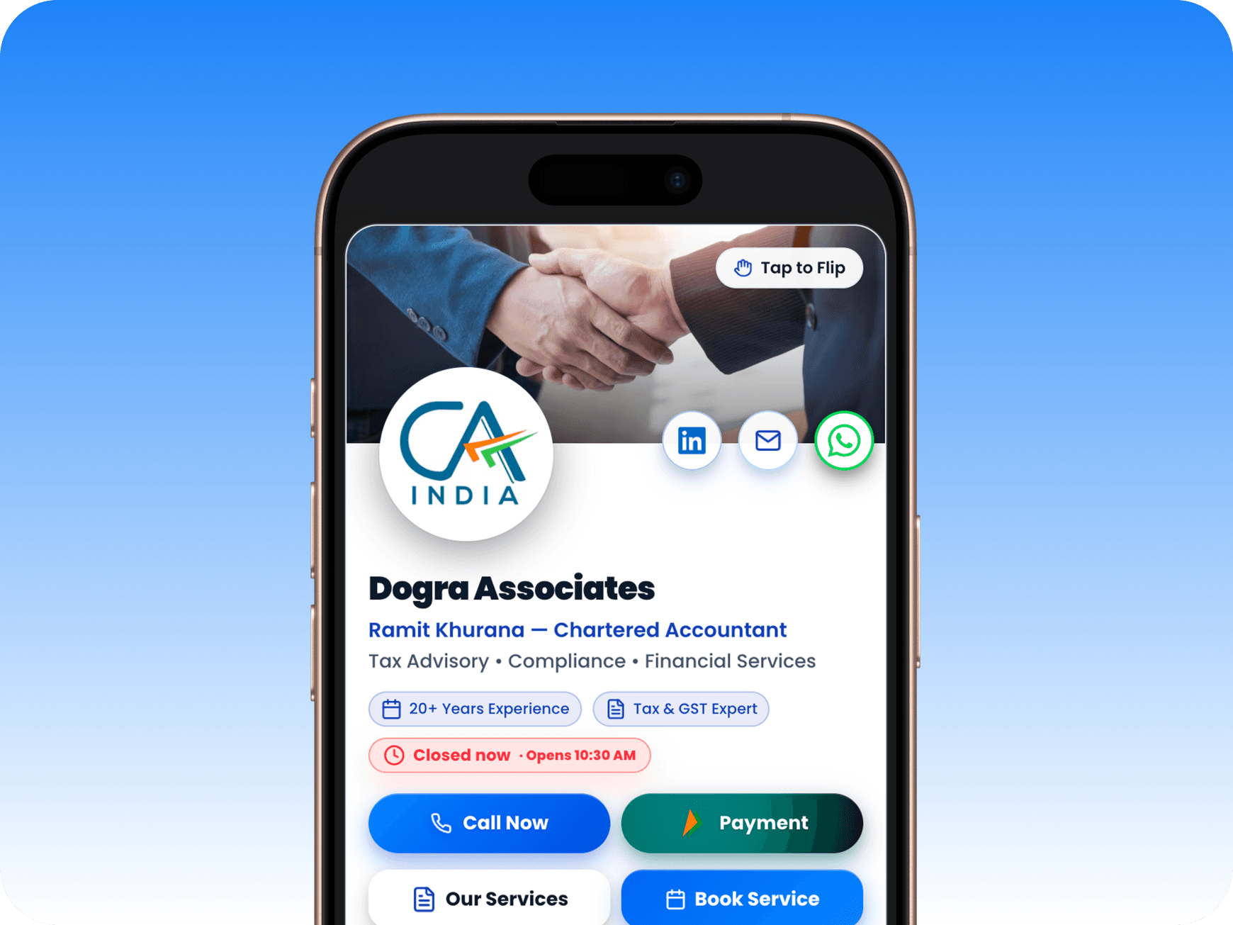 CA Ramit OneLink portfolio preview