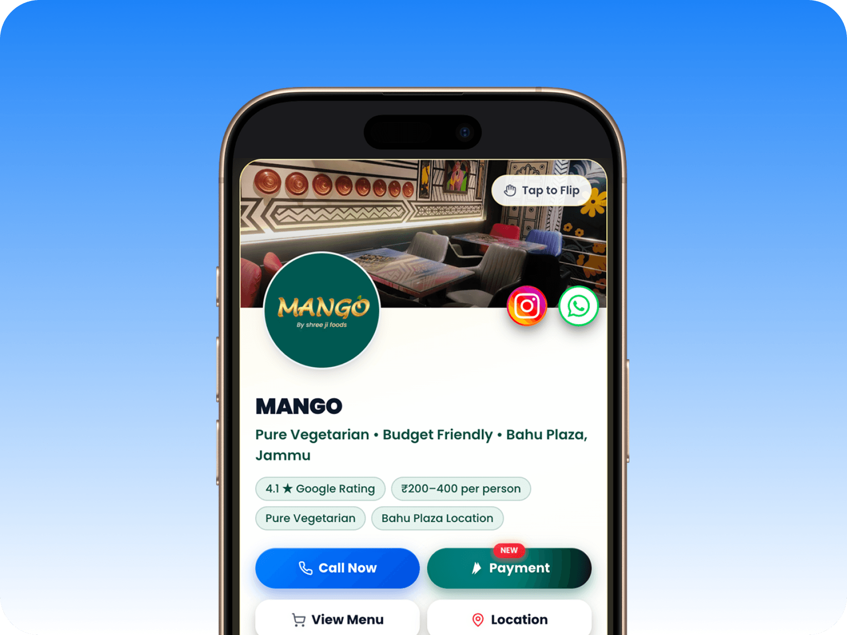 Mango OneLink portfolio preview