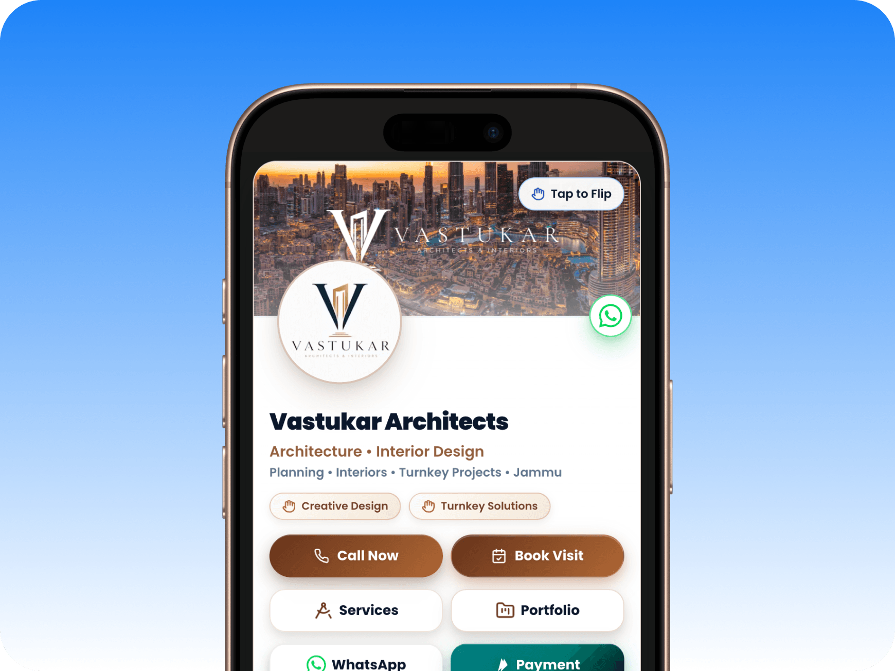 Vastukar OneLink portfolio preview